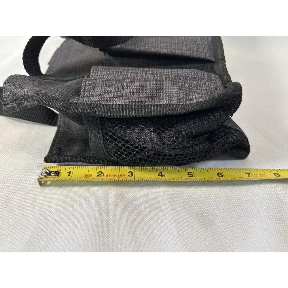 Thirty-One Zip Top Organizing Utility Tote Charcoal Crosshatch Organize